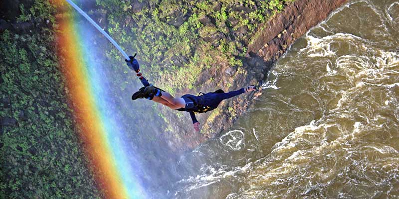 Brückenabenteuer bei den Victoria Falls